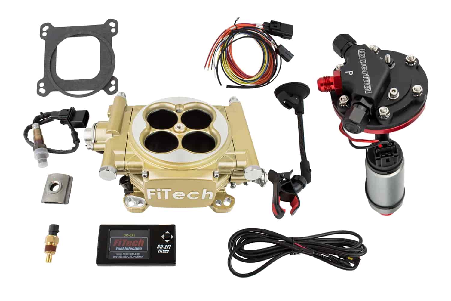 Easy Street EFI 600 HP Throttle Body System Kit with Hy-Fuel Tight-Fit In-Tank Retro Fit Kit