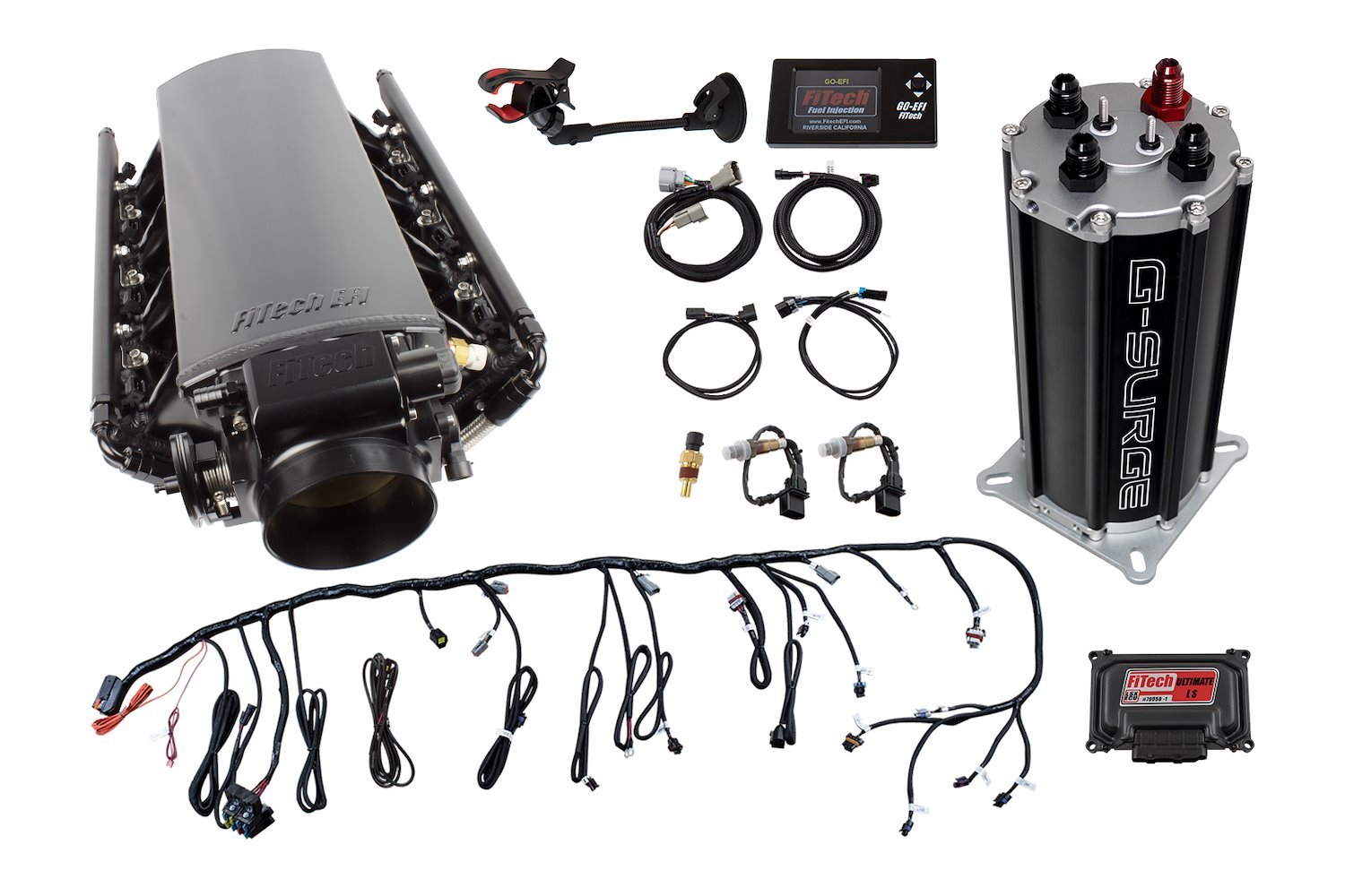 Ultimate LS EFI Fuel Injection System LS3/L92 750 HP	with HyperFuel Single Pump G-Surge Tank