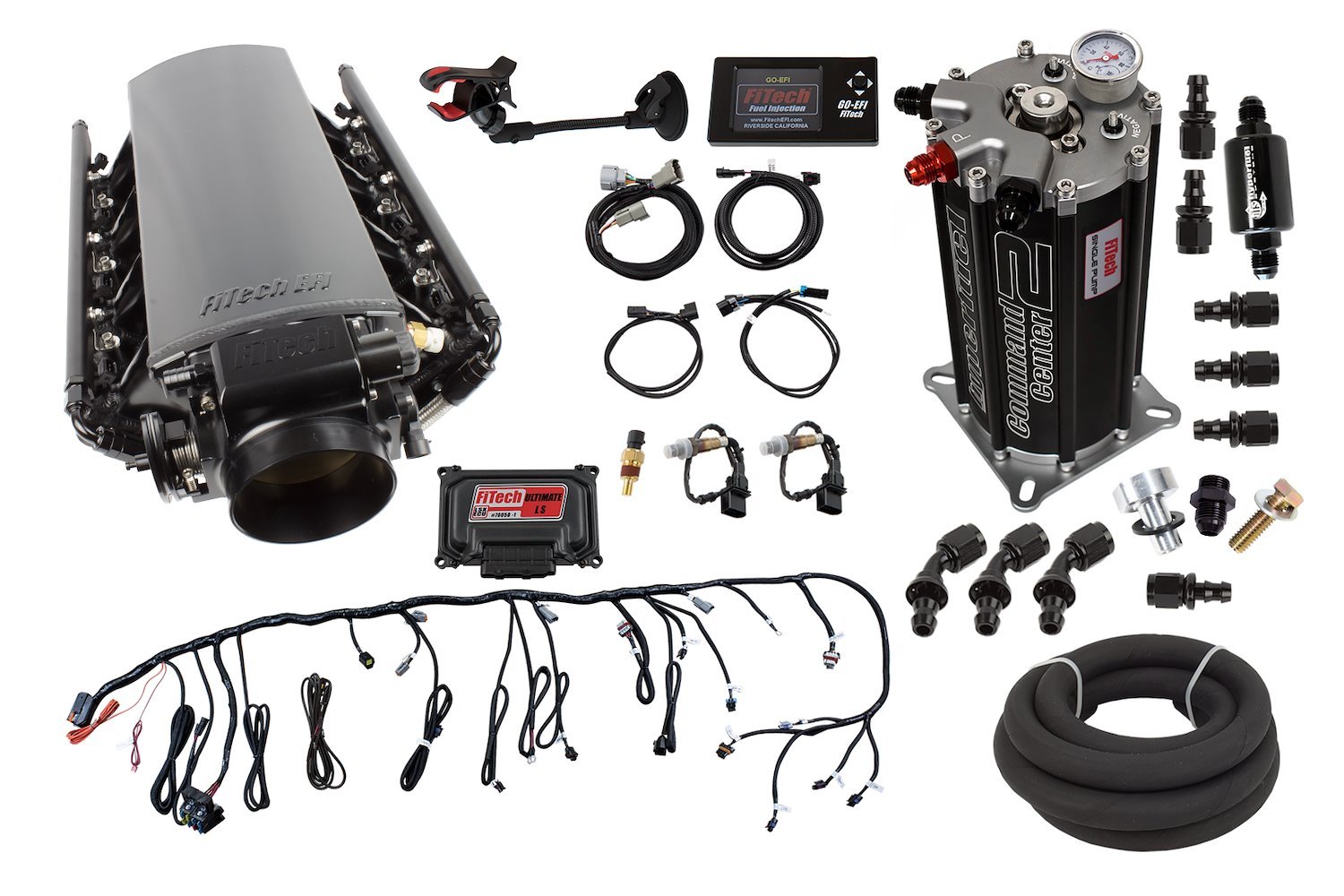 Ultimate LS EFI Induction System LS7 500 HP with Transmission Control and Fuel Command Center 2.0