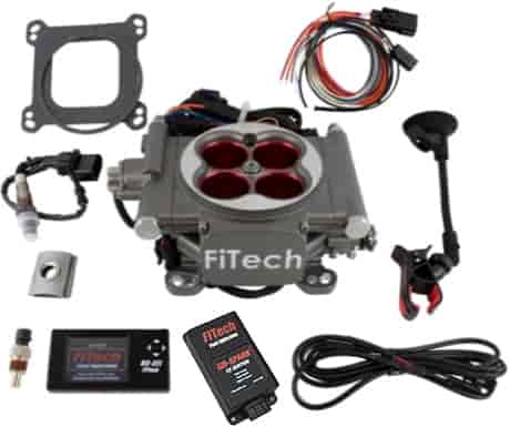 GoStreet EFI 400 HP Throttle Body Fuel Injection Master Kit with CDI Box Natural Aluminum