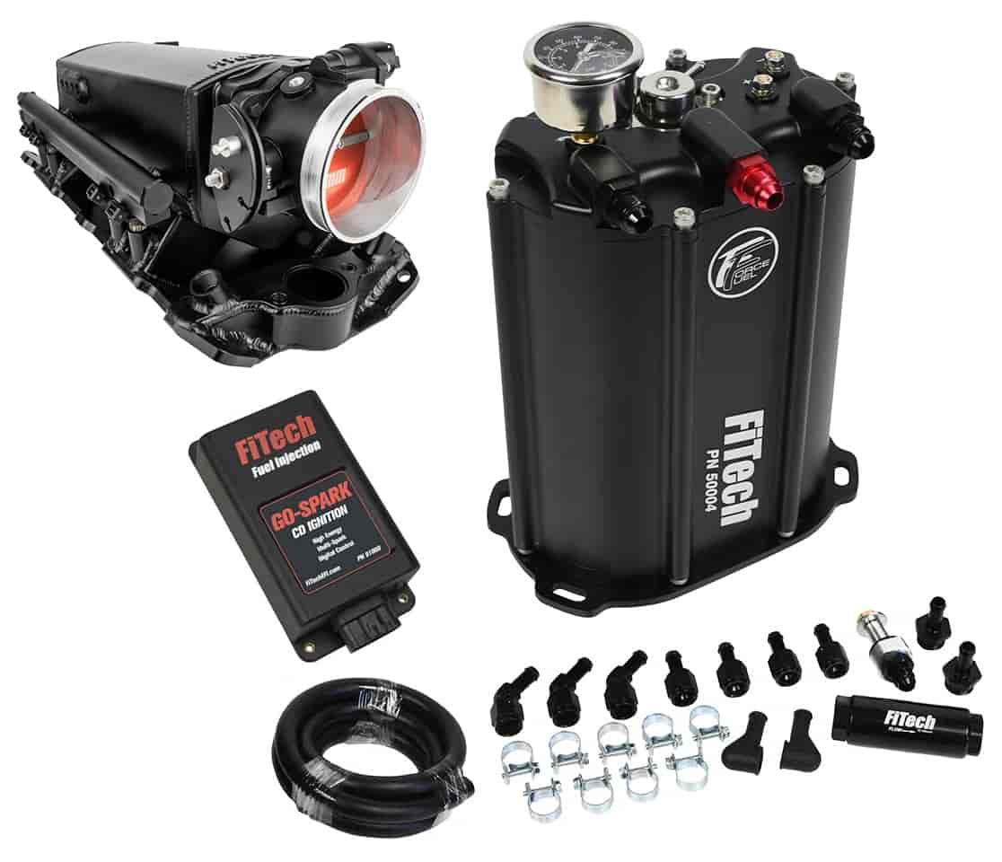 Ultra Ram 550 HP Induction EFI Master Kit [with Force Fuel System & CDI Box] Aluminum Fabricated Manifold