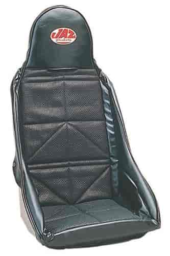 Black Vinyl Seat Cover for Aluminum Racing Seat