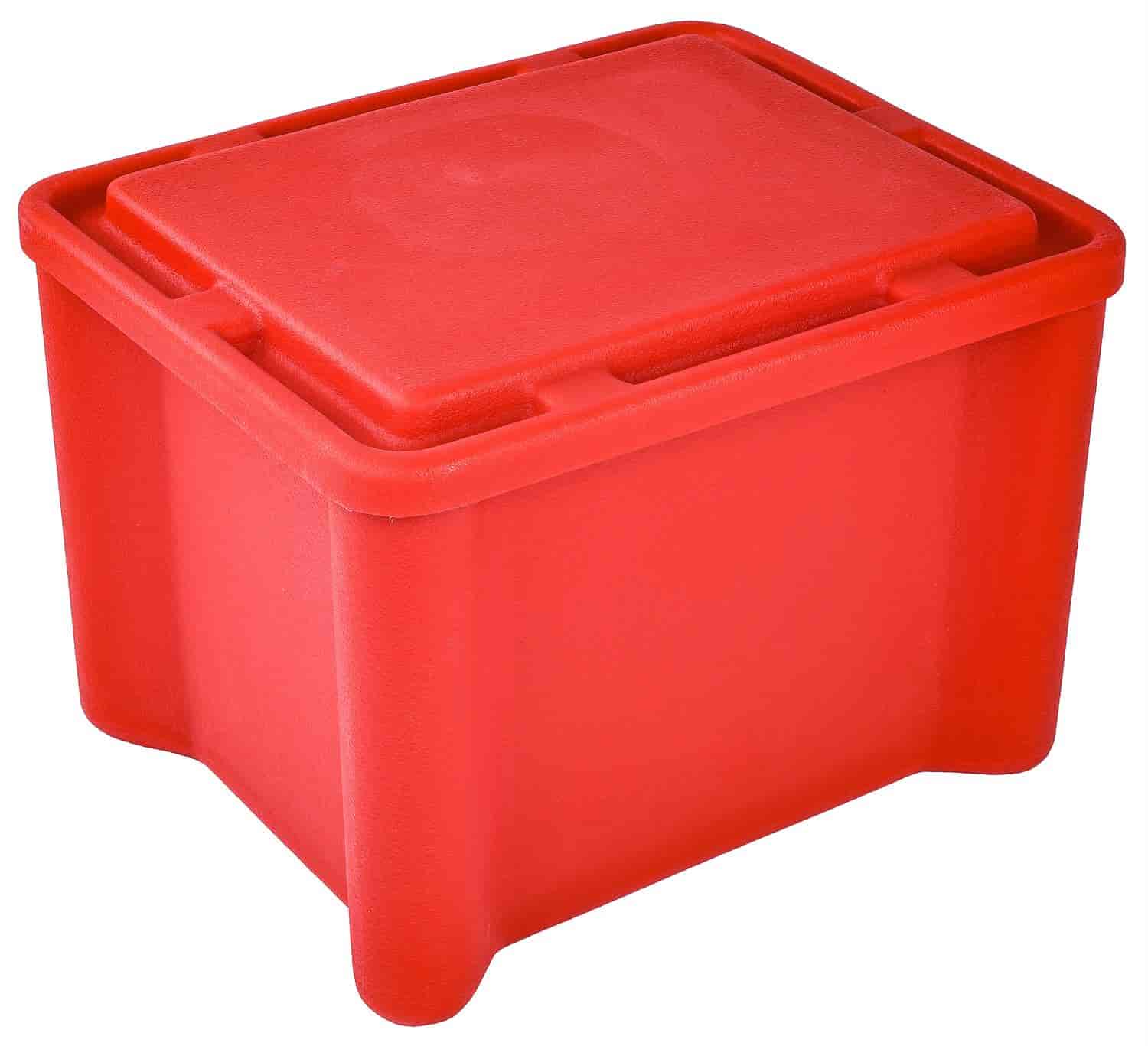 SEALED BATTERY BOX RED