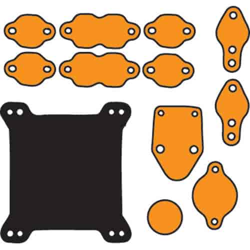 Engine Block Off Kit Small Block Chevy 4150 Holley Carburetor