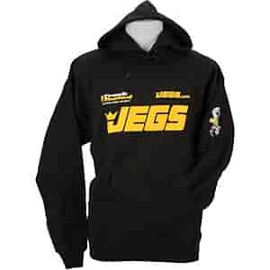 JEGS Black Hooded Sweatshirt
