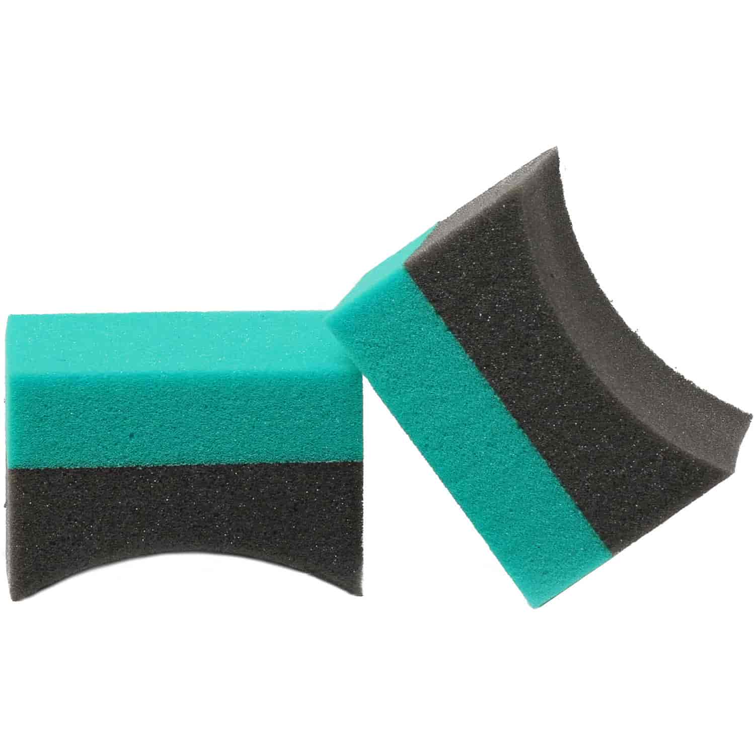 Professional Tire Dressing Applicator Sponge Curved Contour Perfect For Sidewalls