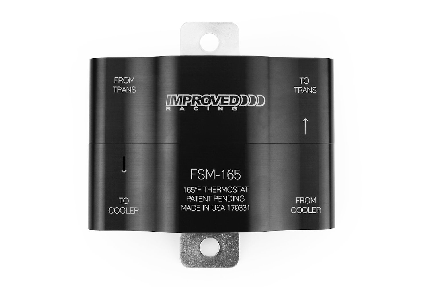 FSM-165 High-Flow Inline Oil Cooler Thermostat, 165-degrees F
