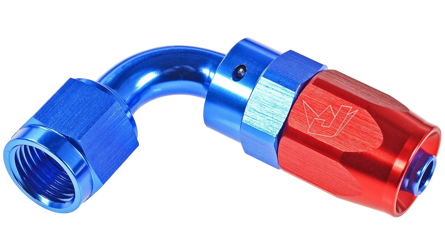 90 degree Max Flow Swivel Hose End -6 AN