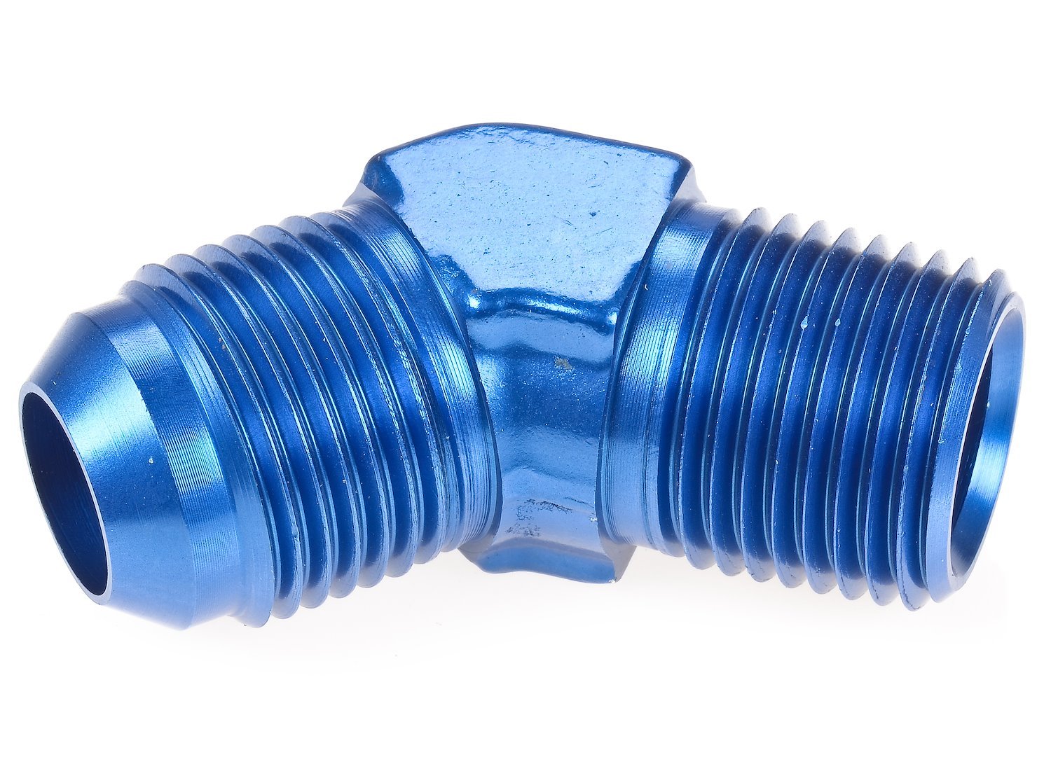 Blue 45 degree Flare Fitting [1/2 in. NPT