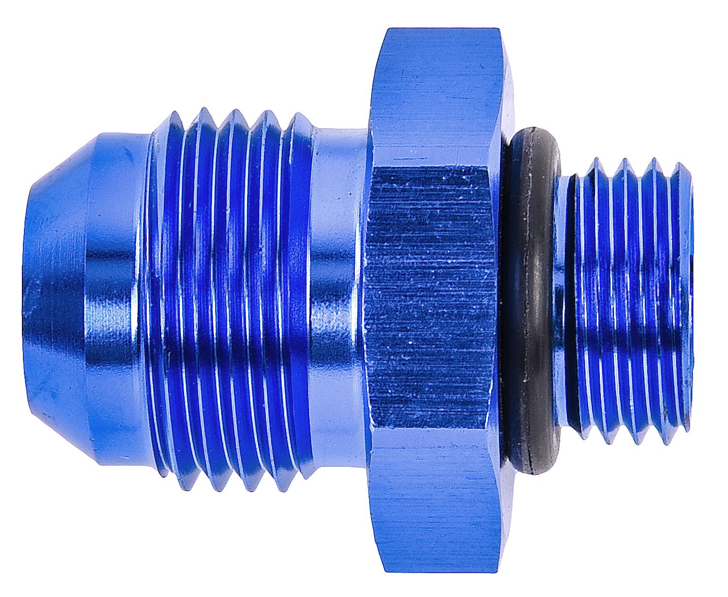 AN Port Adapter Fitting -6 AN port (9/16 in.-18 Thread) to -8 AN hose