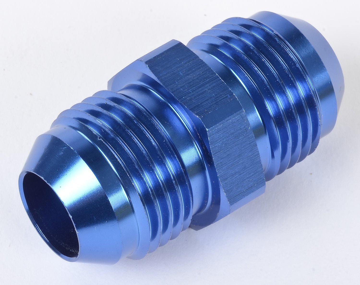 AN to AN Straight Union Fitting [-10 AN to -10 AN, Blue]
