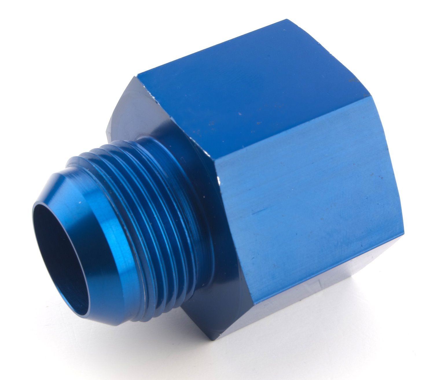 AN Female to Male Reducer Fitting [-20 AN Female to -16 AN Male, Blue]