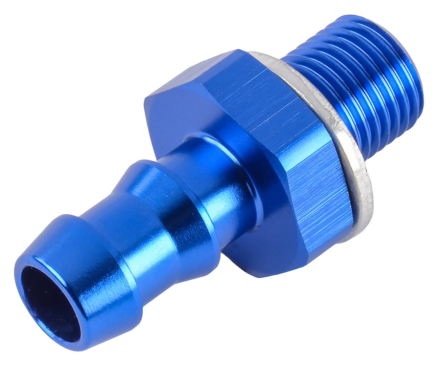 Hose Barb Adapter 10mm x 1.0 Male Straight to 5/16" Hose