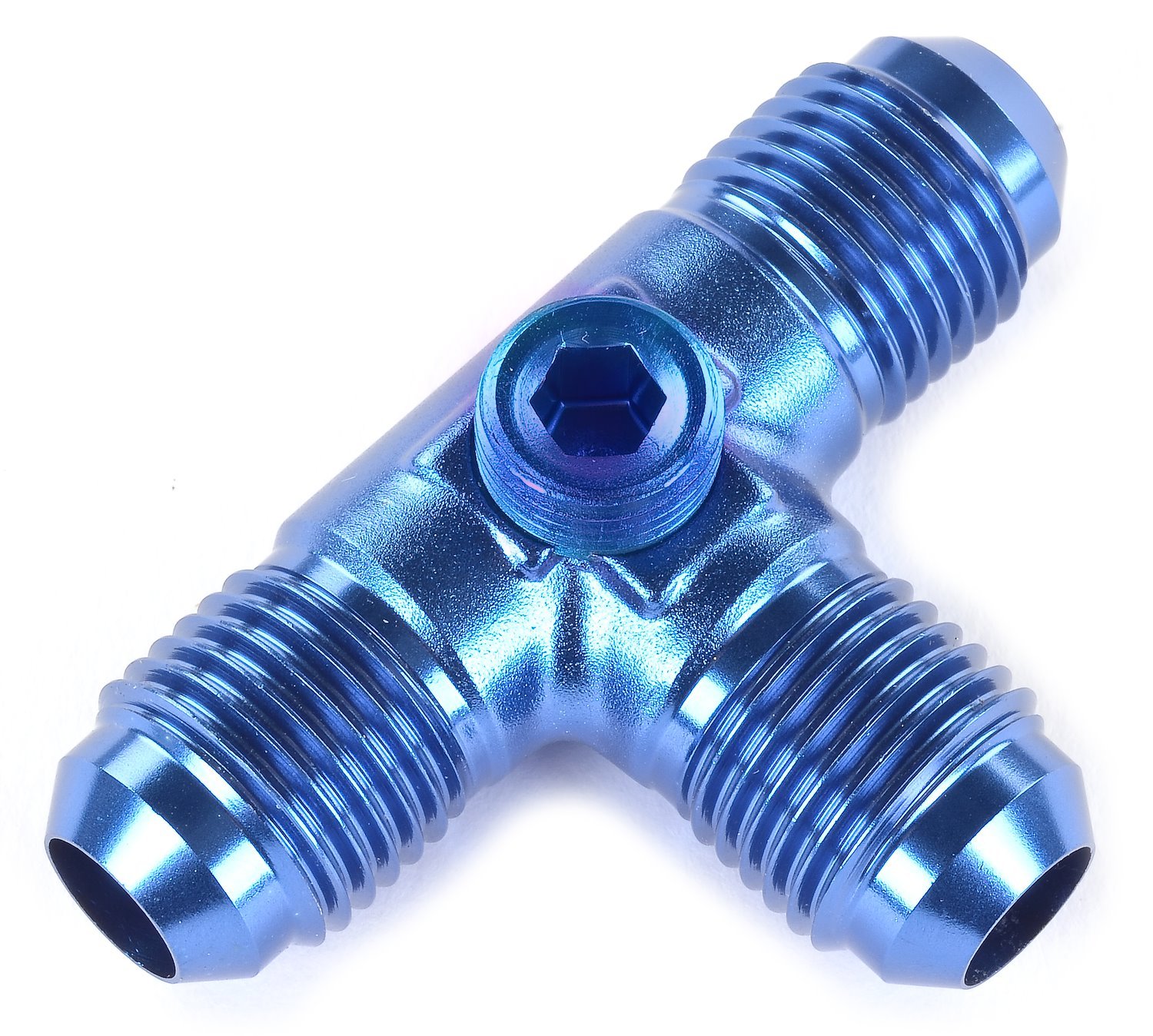 Fuel Pressure T-Fitting -6AN Tee with 1/8" NPT Tap