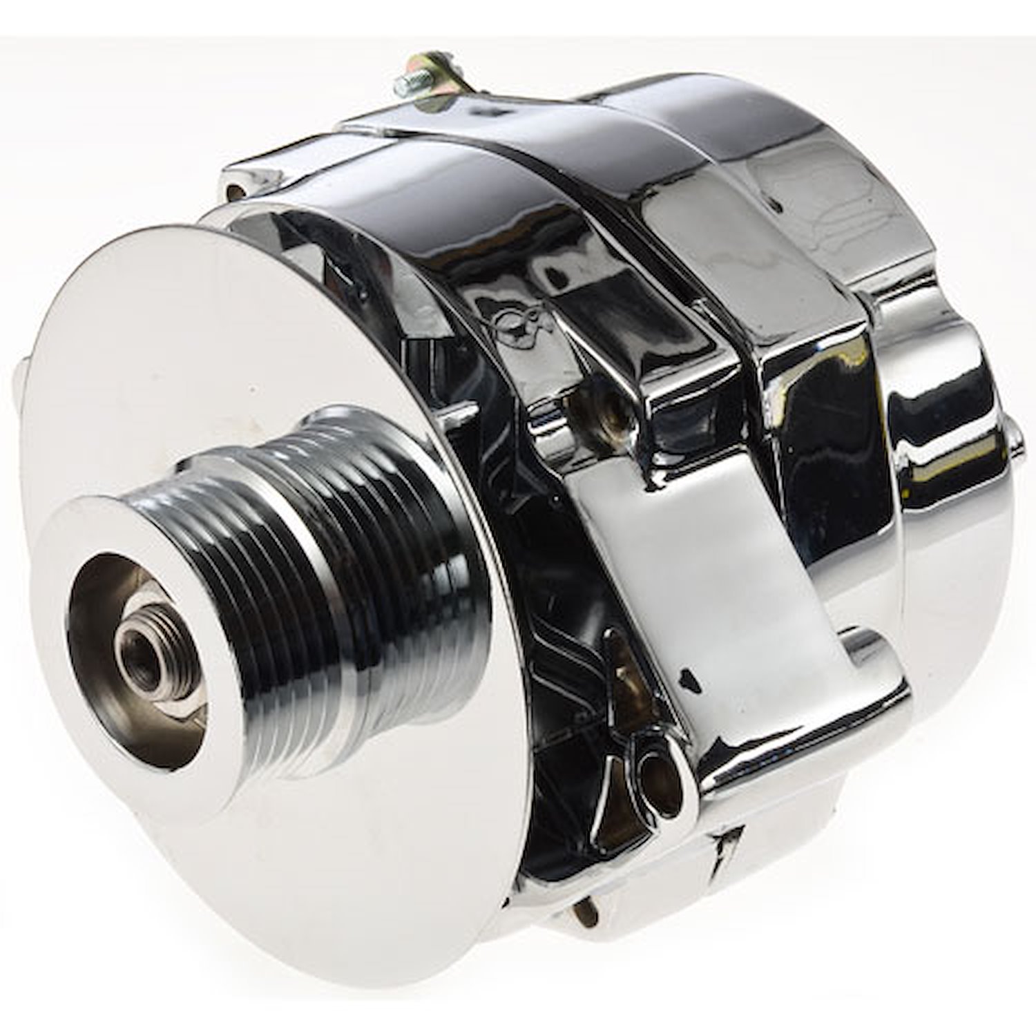 1-Wire GM Alternator 100 amps Serpentine Pulley [Chrome Plated Finish]