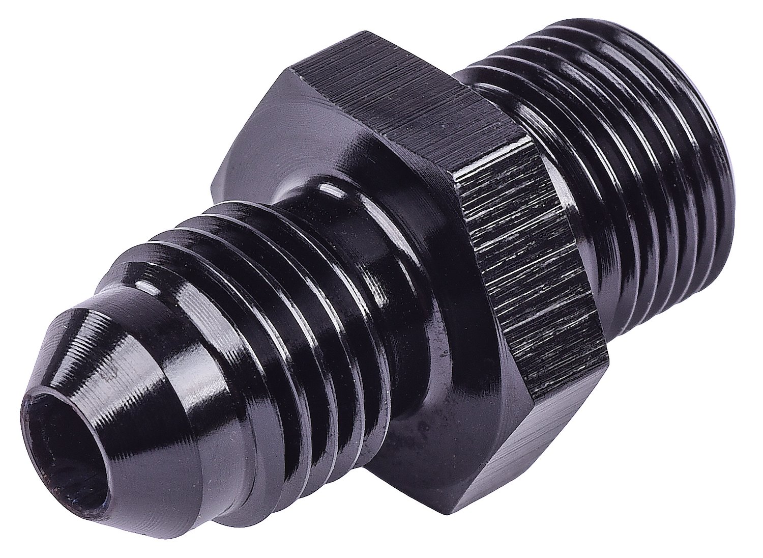 AN to Metric Adapter Fitting [-4 AN Male to 12mm x 1.0 Male, Black]