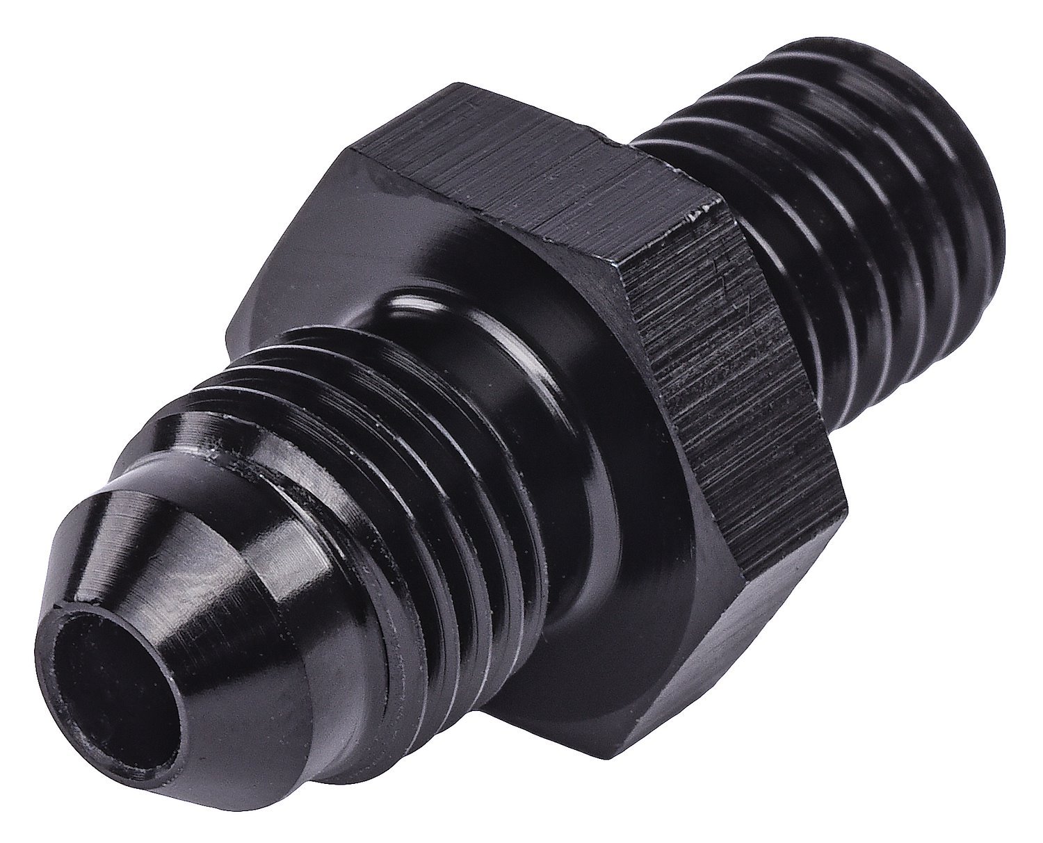 AN to Metric Adapter Fitting [-4 AN Male to 12mm x 1.25 Male, Black]