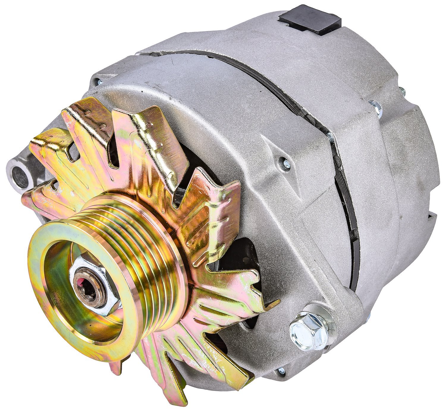1-Wire GM Alternator 140 AMP Output Serpentine Pulley [Natural Finish]