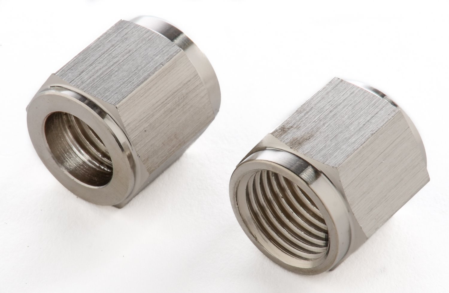 Tube Nuts, Electroless Nickel Plated Aluminum [-6 AN]