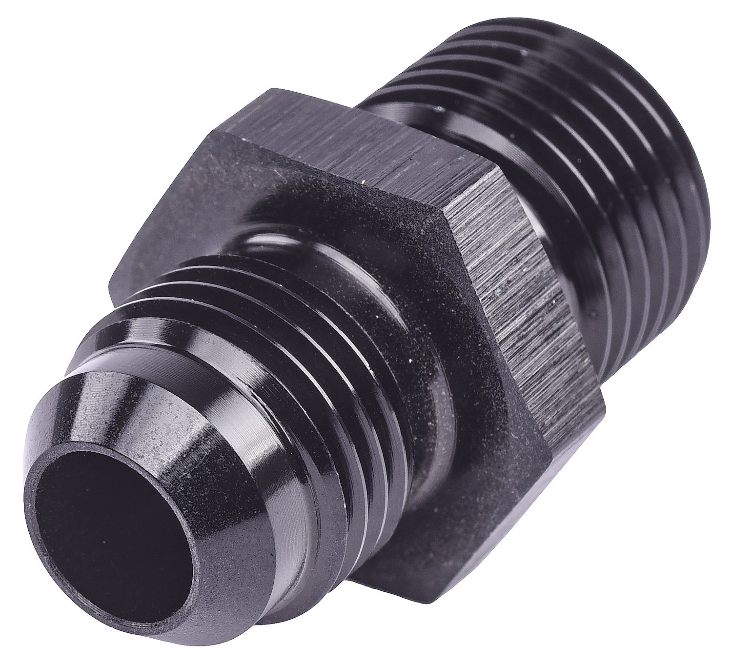 AN to Metric Adapter Fitting [-6 AN Male to 16mm x 1.5 Male, Black]