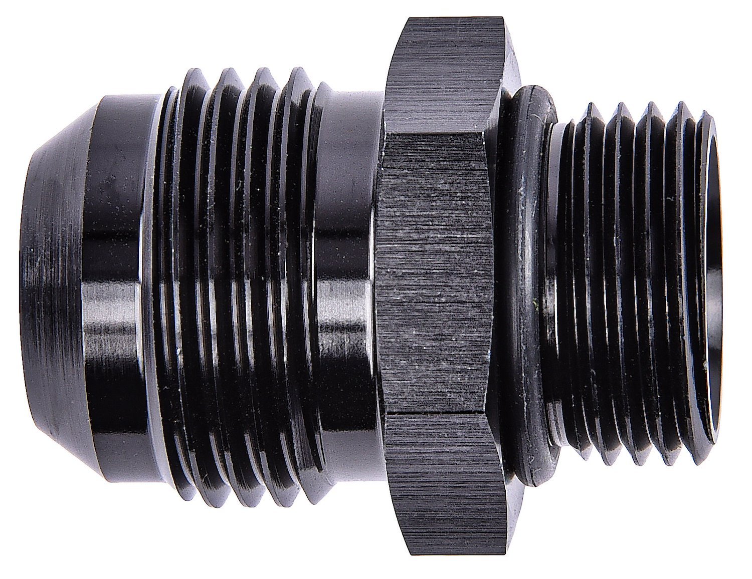 AN Port Adapter Fitting -10 AN port (7/8 in.-14 Thread) to -12 AN hose