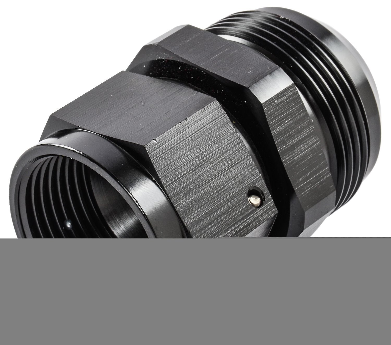 AN Female Swivel to Male Expander Fitting [-16 AN Female to -20 AN Male, Black]