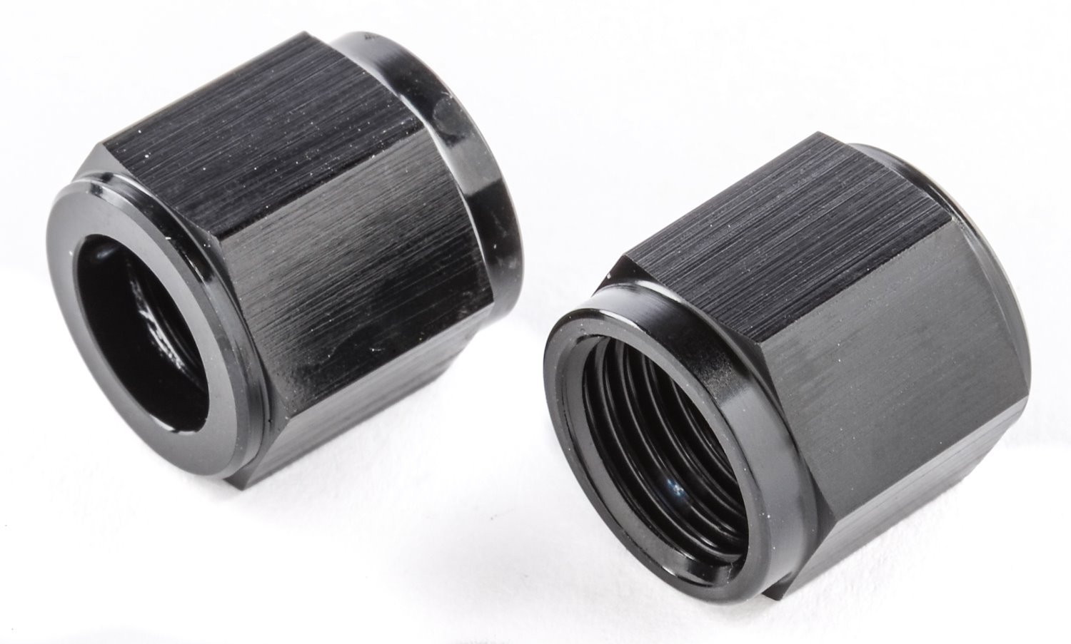 Tube Nuts, Black Anodized Aluminum [-6 AN]