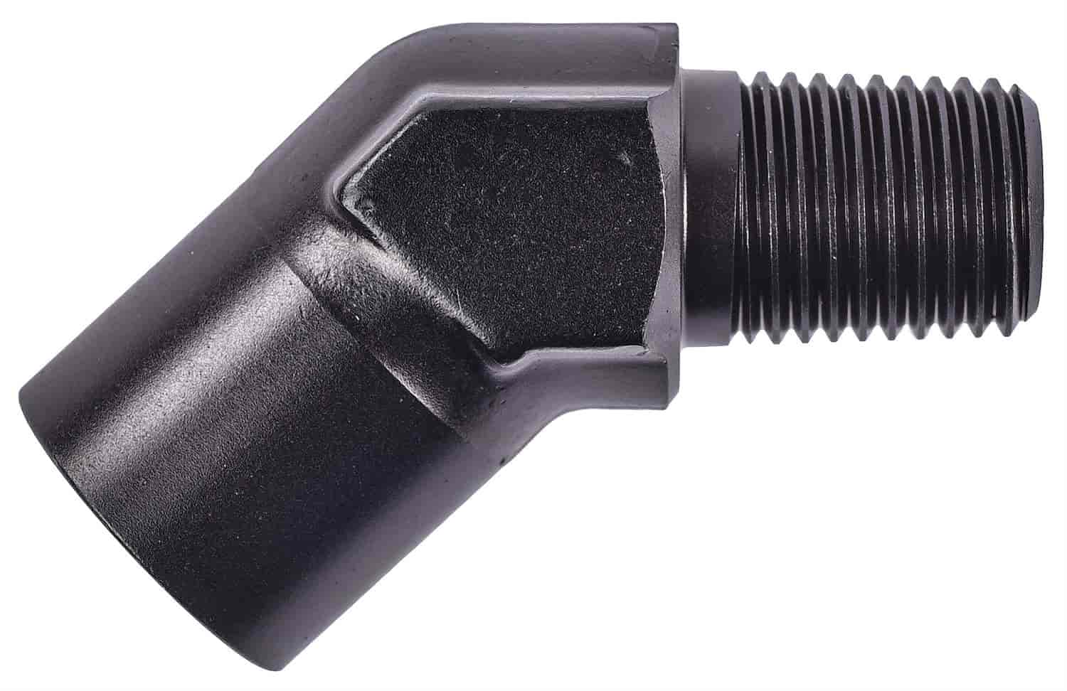 NPT to NPT 45-Degree Union Fitting [1/4 in. NPT Male to 1/4 in. NPT Female, Black]