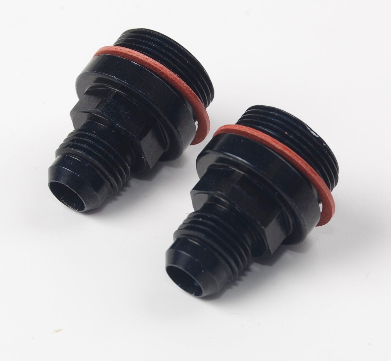 Carburetor Fuel Inlet AN Fittings -6 AN to 7/8 in.-20 [Black]