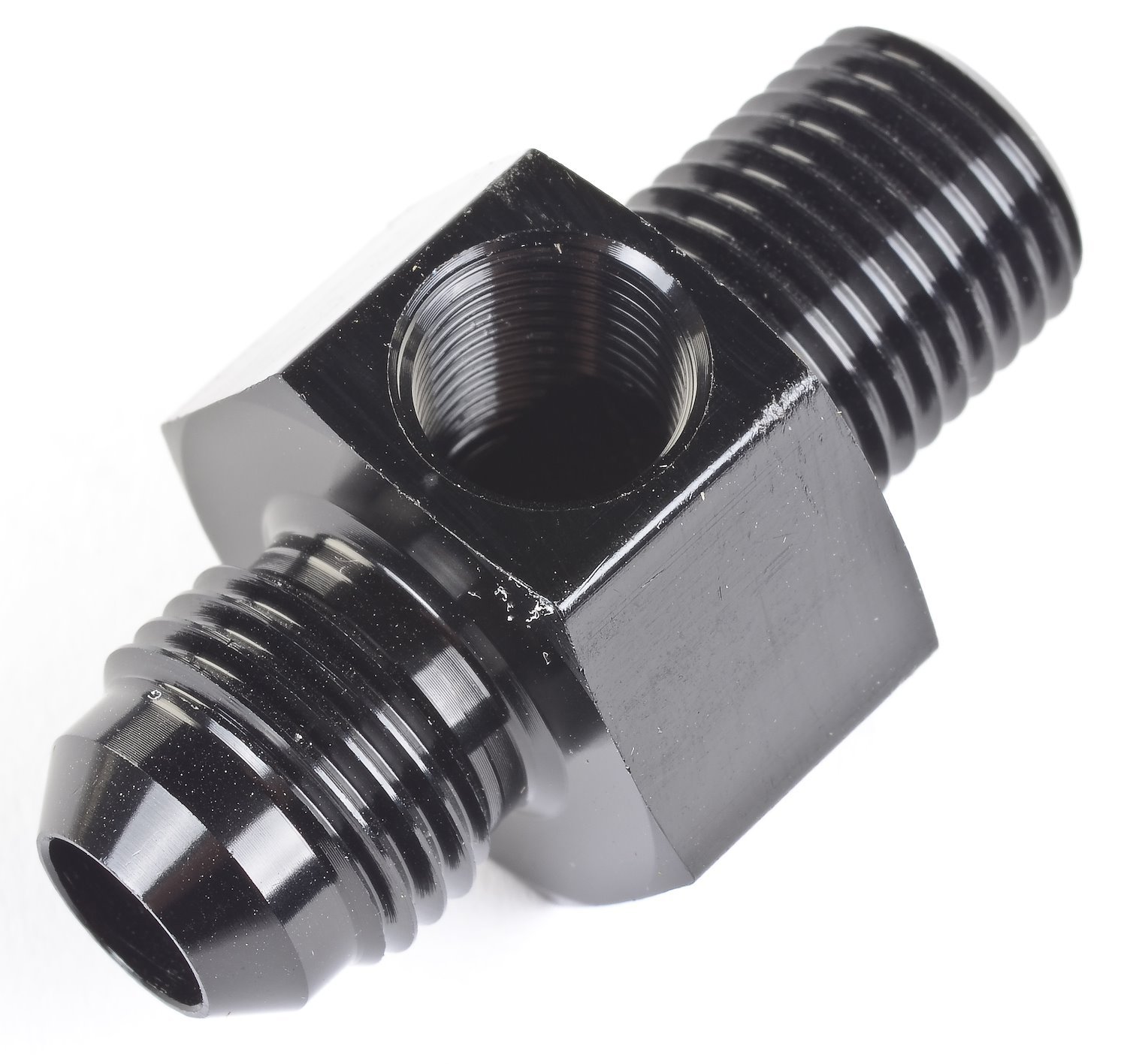 Fuel Pressure Adapter Fitting -6AN Male to 1/4" NPT