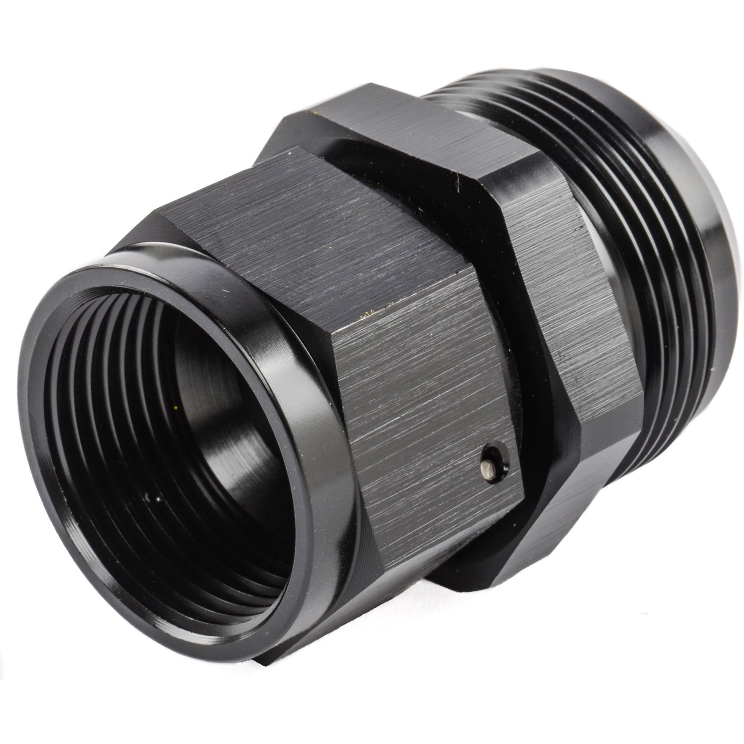 AN Female Swivel to Male Expander Fitting [-16 AN Female to -20 AN Male, Black Hard Anodized]