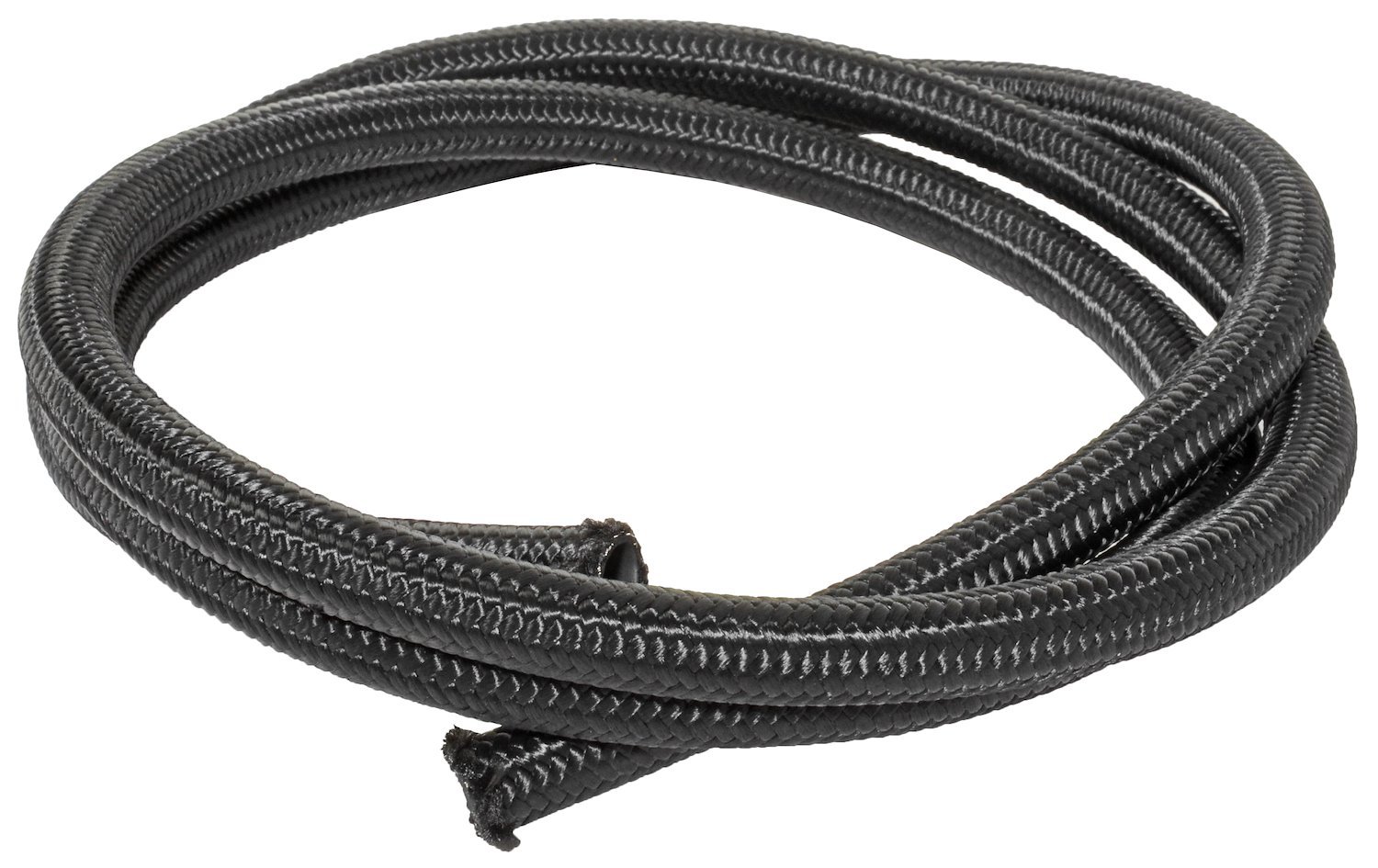 Pro-Flo 350 Black Nylon Braided Hose [-6 AN, 10 ft]