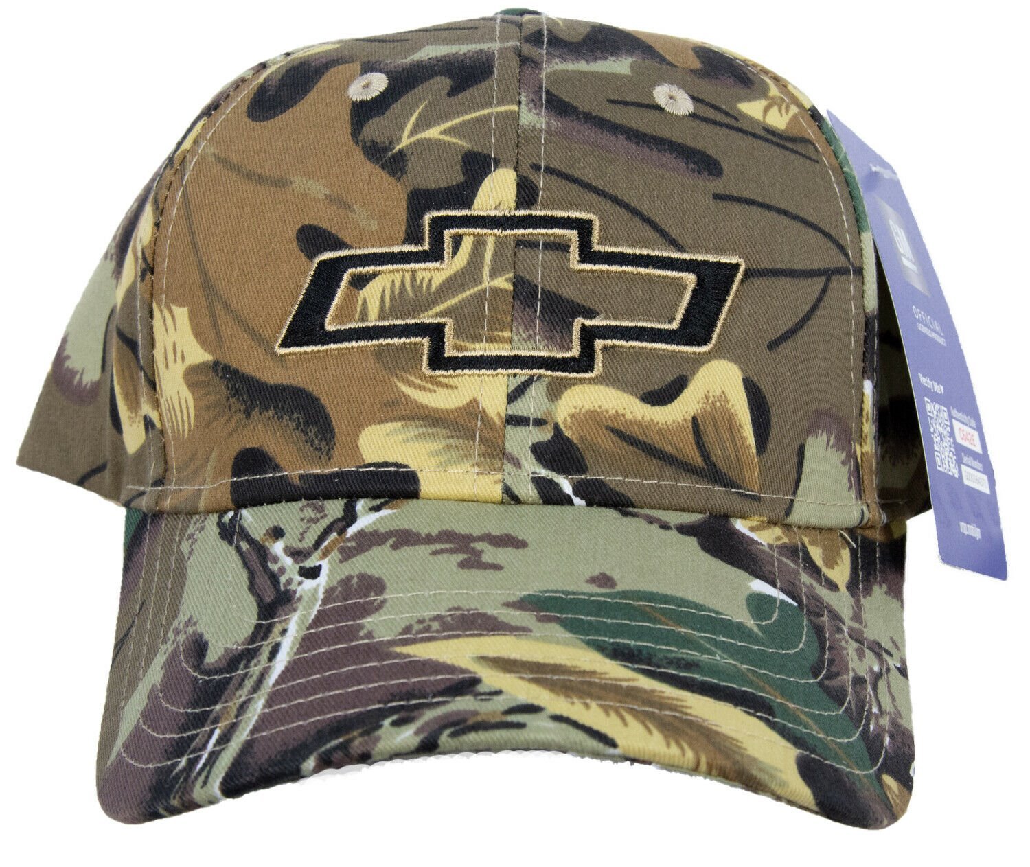 JEGS H228 Chevy Bowtie Camouflage Hat