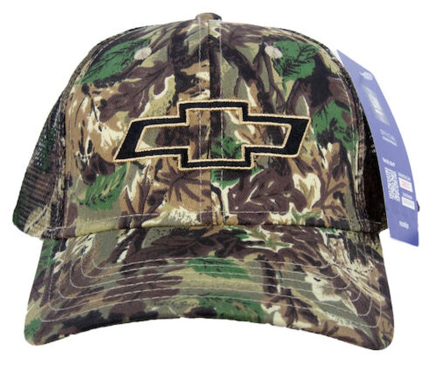 JEGS H228 Chevy Bowtie Camouflage Hat