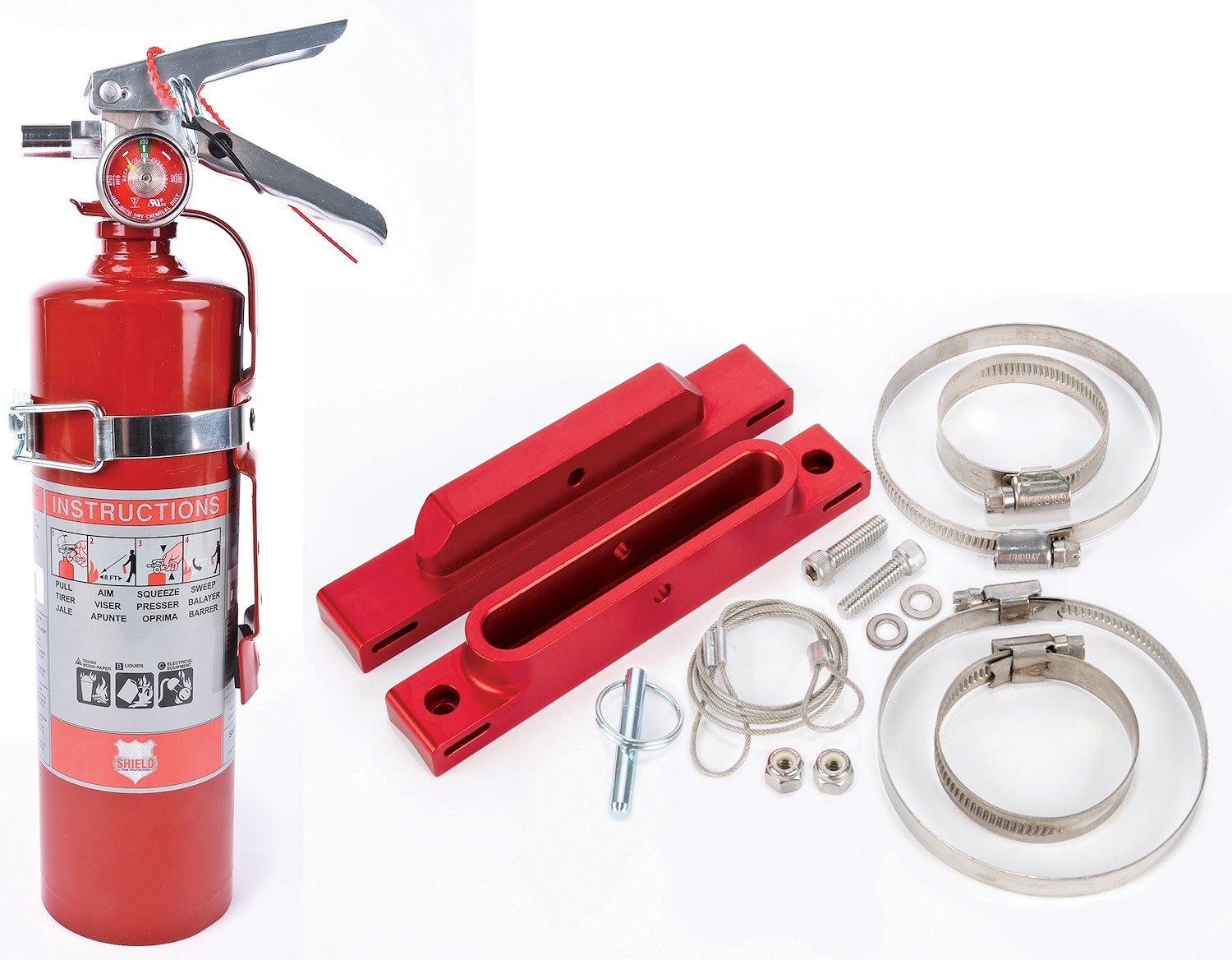 Fire Extinguisher & Mounting Bracket