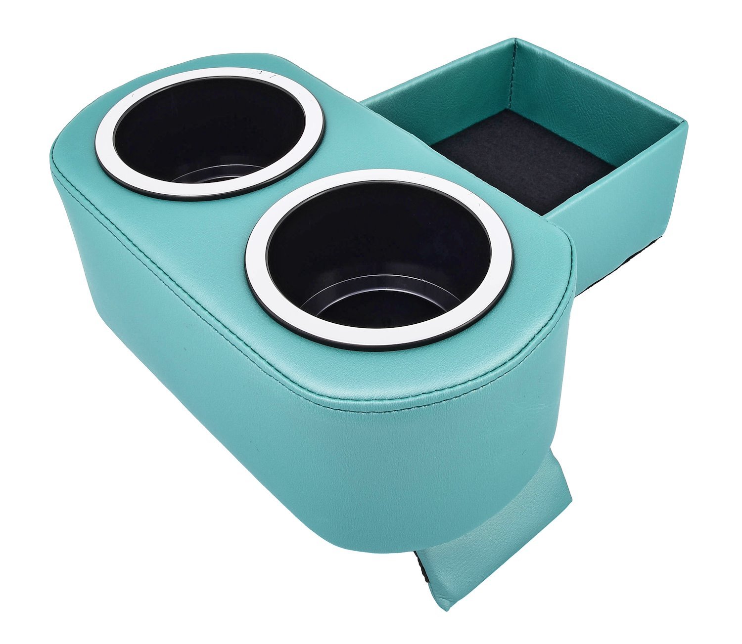 Hot Rod Floor Console For Limited Floor Space Vehicles [Aqua, Cup Holders]