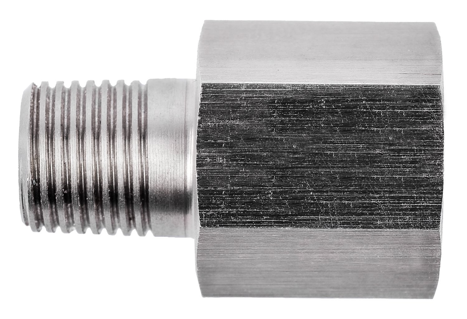 Metric BSPT to NPT Straight Adapter Fitting [1/8