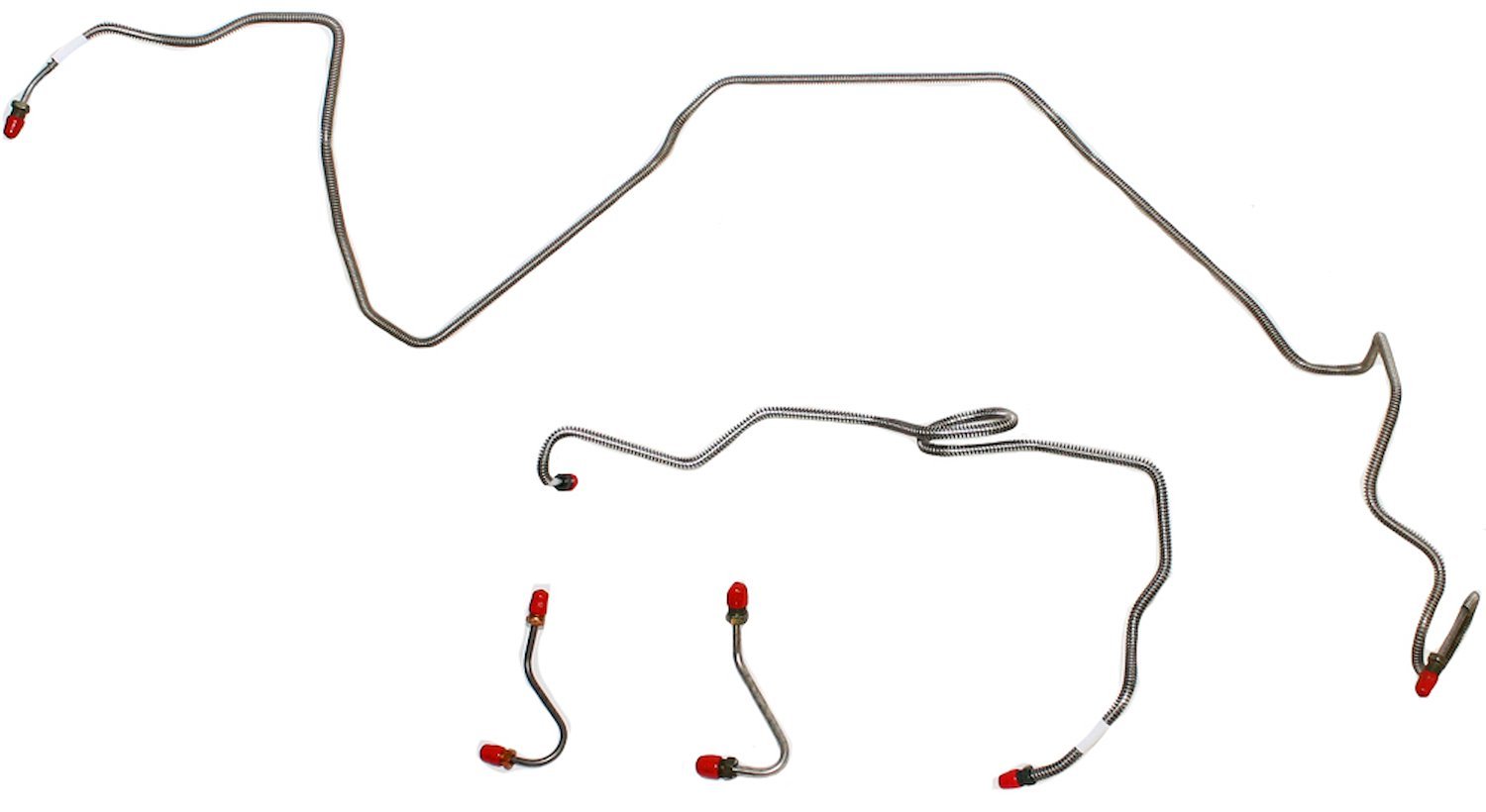 Front Brake Line Set for 1984-1985 Chevy Camaro, Pontiac Firebird with 2.5L/2.8L Engines [Stainless Steel]
