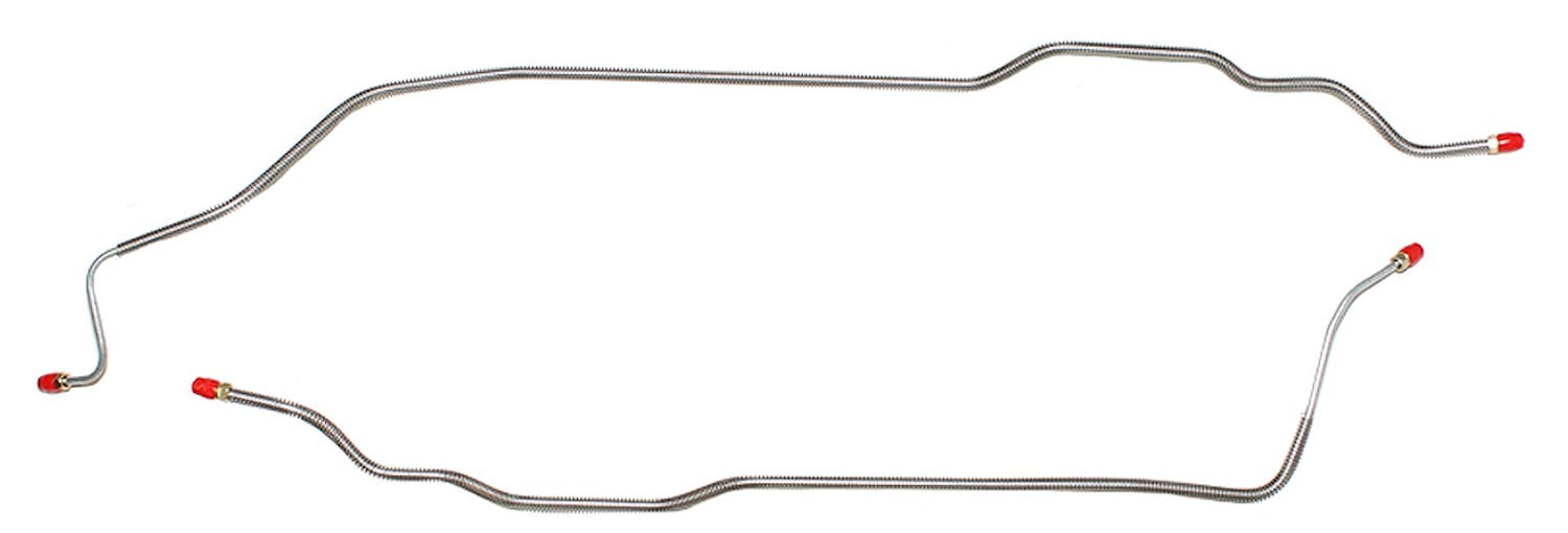 Rear Axle Brake Line Set for 1973-1980 Chevy