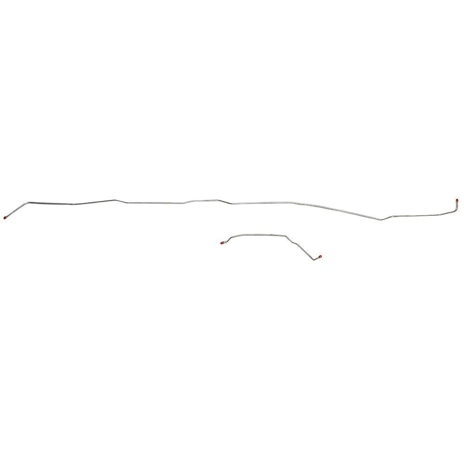 Intermediate Brake Line for Select 2000-2005 GM 4WD SUVs  [2-PC, Stainless Steel]