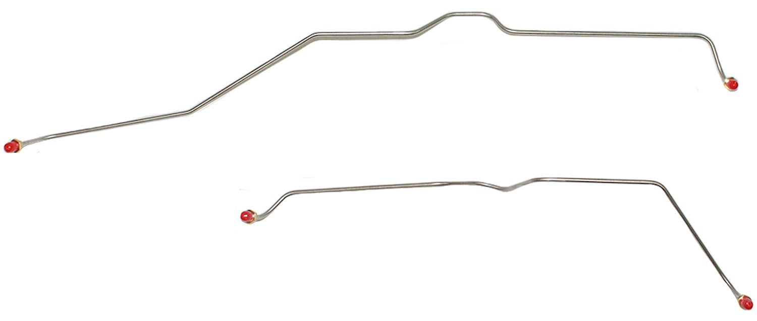 Rear Axle Brake Line Set for 2003-2006 GM 1500 SUVs with TCS [Stainless Steel]