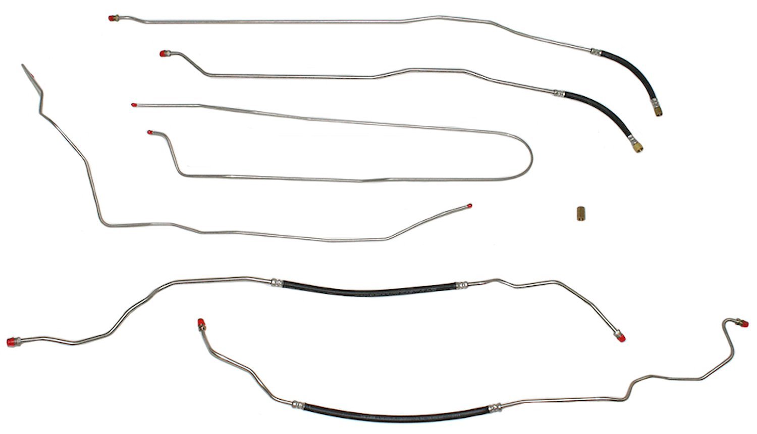 Complete Fuel Line Kit for 1988-1995 GM C1500 Regular Cab/Long Bed Trucks with 305/350 Engines [Stainless Steel]