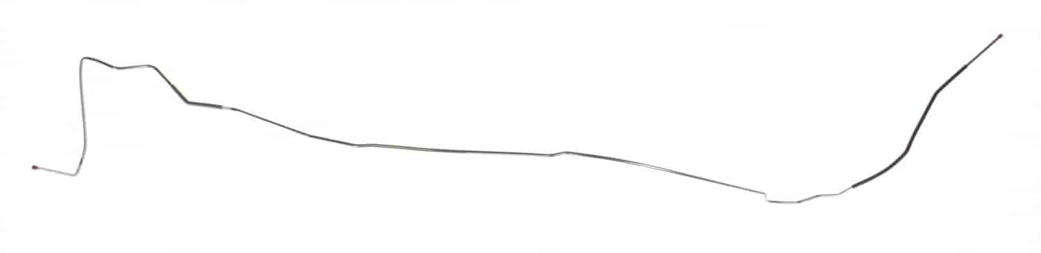 Main Front-to-Rear Fuel Line for 1968-1969 Oldsmobile Cutlass, 442 w/Hardtop [3/8 in. O.D., Stainless Steel]