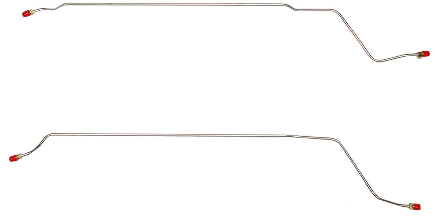 Rear Axle Brake Line Set for Select 1964-1965 GM Models  [2-PC, Stainless Steel]