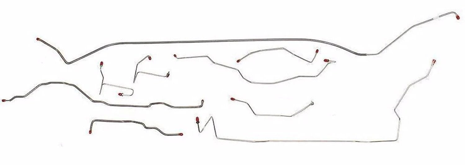 Complete Brake Line Kit for 1999-2004 Jeep Grand Cherokee WJ [Stainless]
