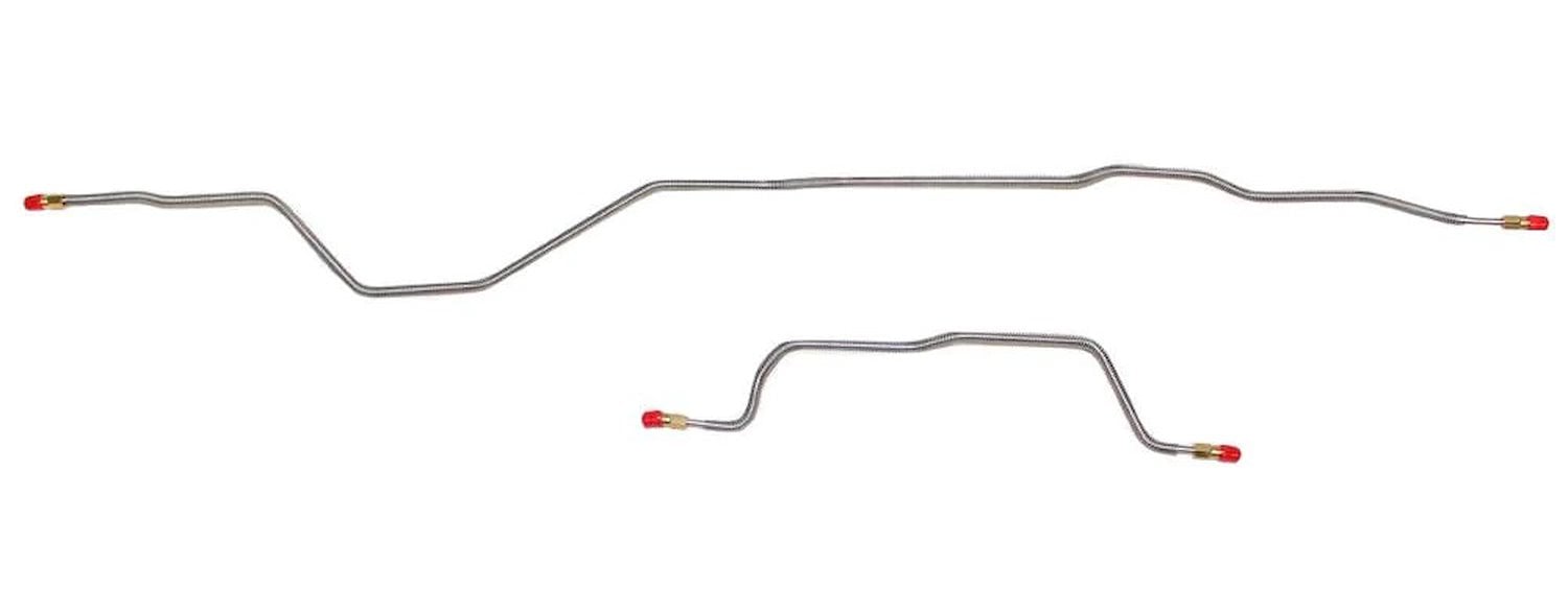 Rear Axle Brake Line Kit for 1995-2001 Jeep Cherokee XJ [Non-ABS, Stainless]