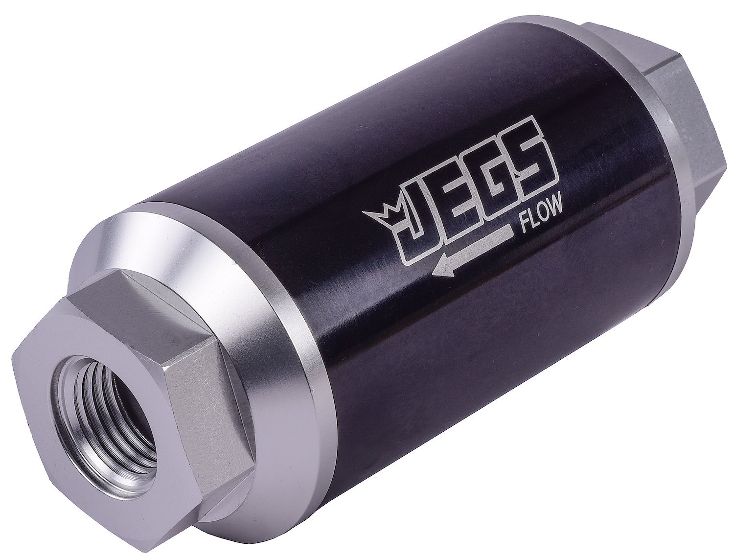 Billet Aluminum In-Line Fuel Filter with -6 AN
