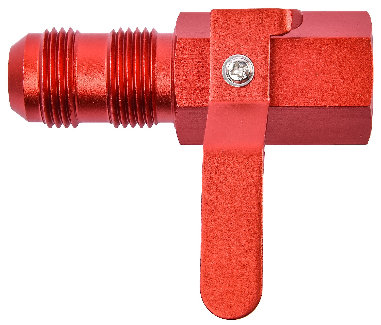 Shut-Off Valve [1/2 in. Female NPT Inlet to -10 AN Bulkhead Outlet]
