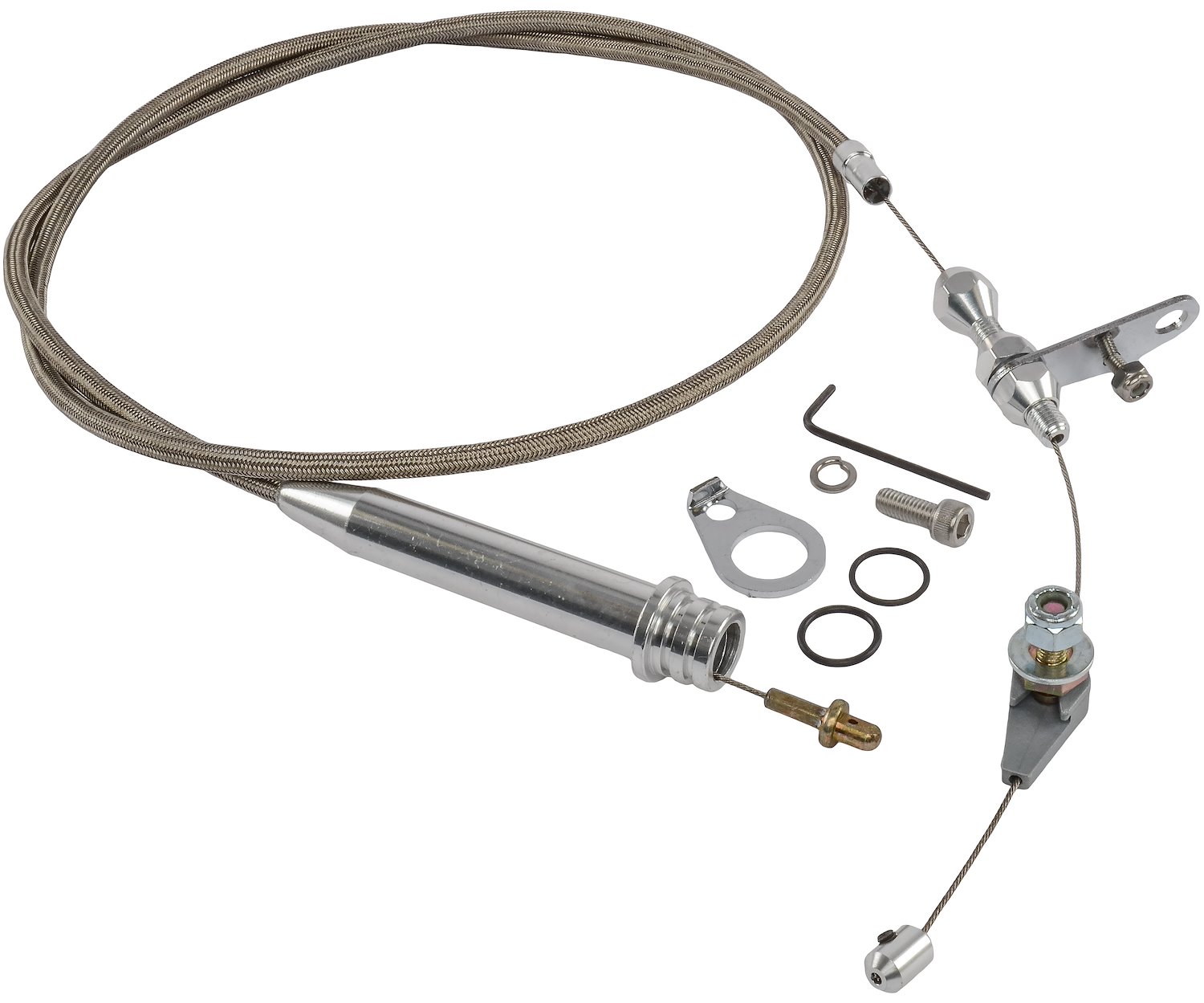 Transmission Kickdown Cable Kit [GMC/Chevy 4L60, Stainless Steel]