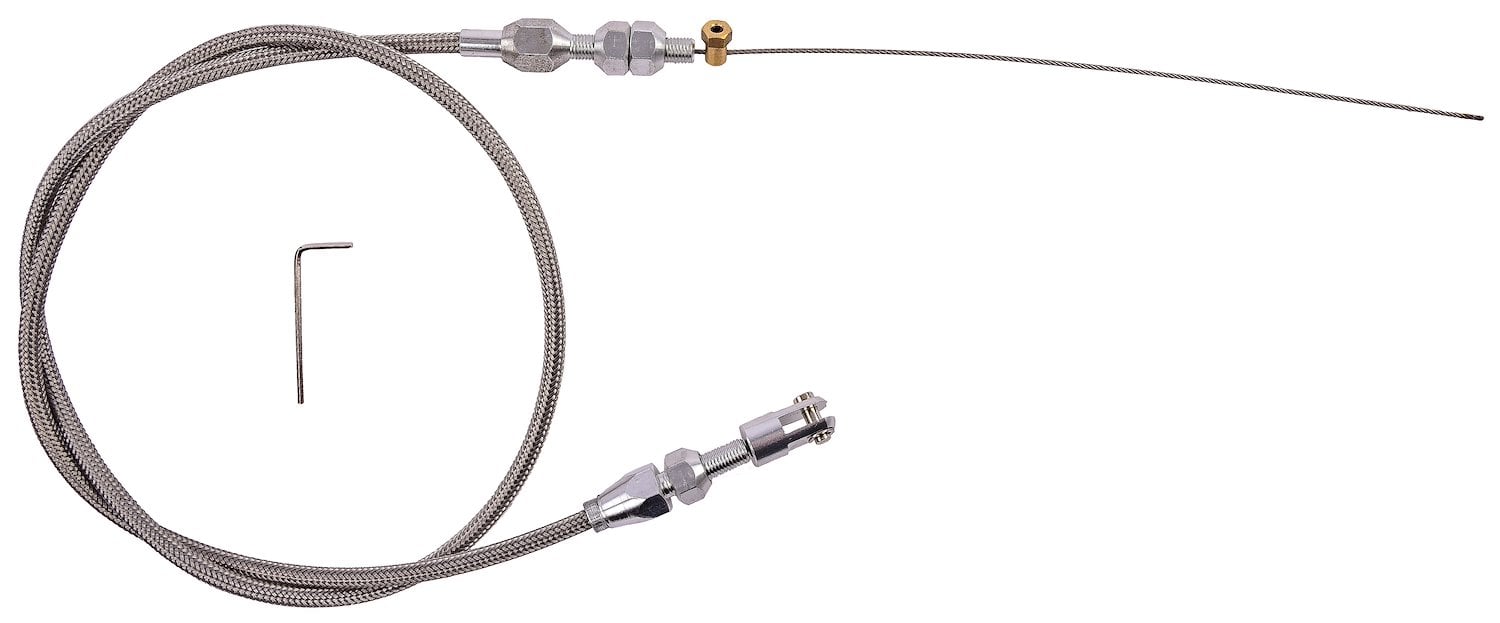 48 in. Universal EFI Throttle Cable [Stainless Steel]